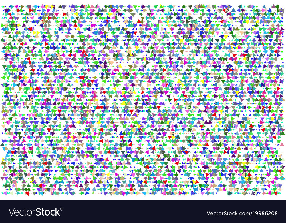 Graphic colored abstract overlapping triangle