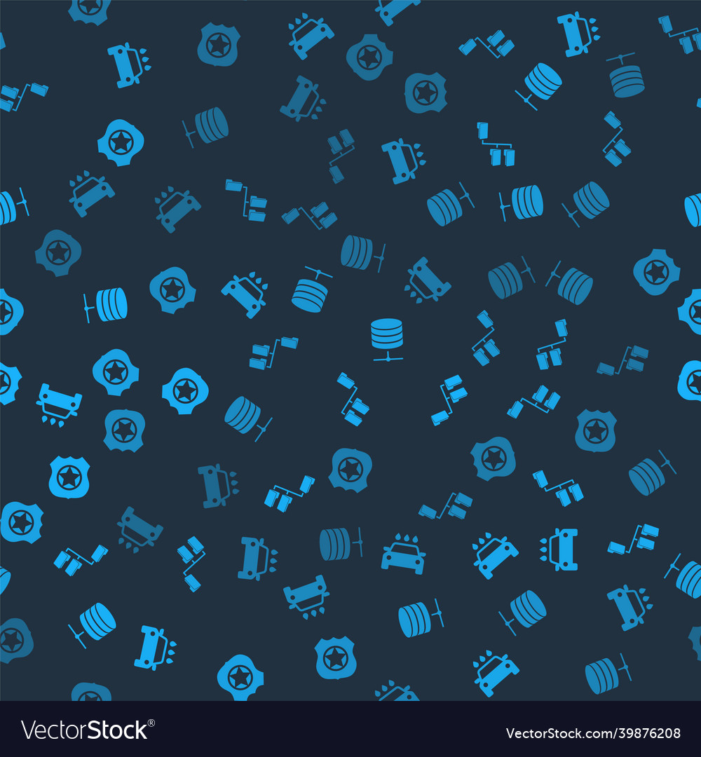 Set car wash folder tree server data web vector image Set car wash folder tree server data web