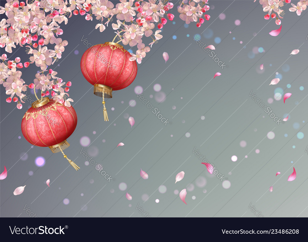 Spring festival background Royalty Free Vector Image