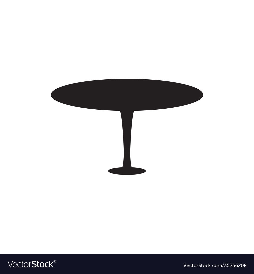 Table icon logo design template Royalty Free Vector Image