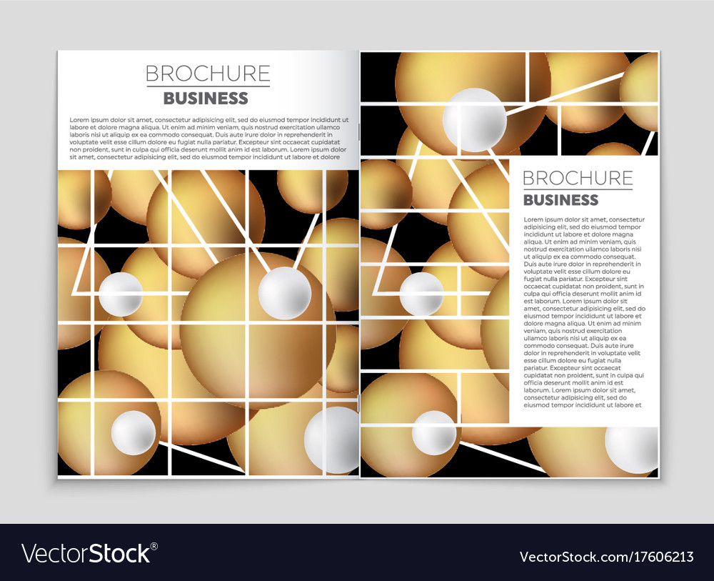 Abstract layout background set for art