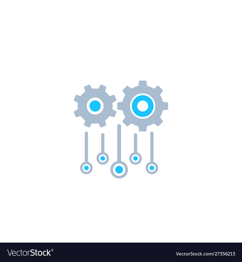 Automation concept icon Royalty Free Vector Image