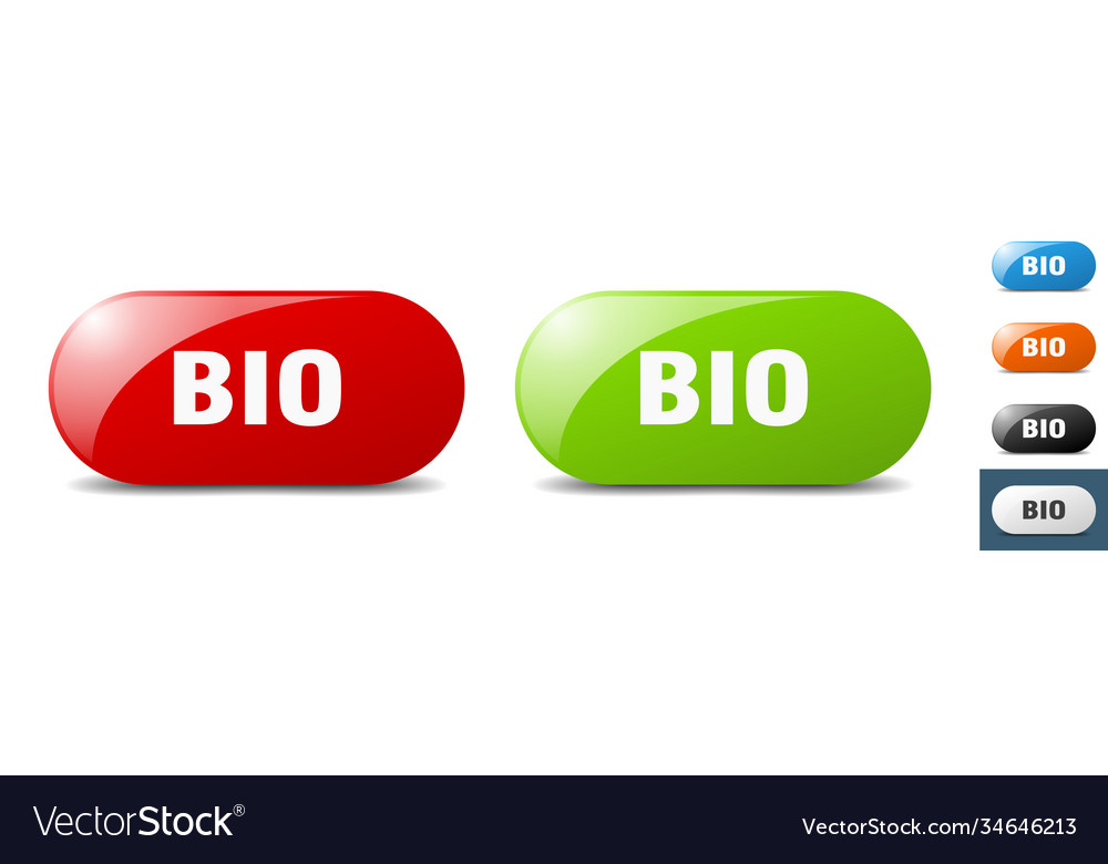 Bio button key sign push set