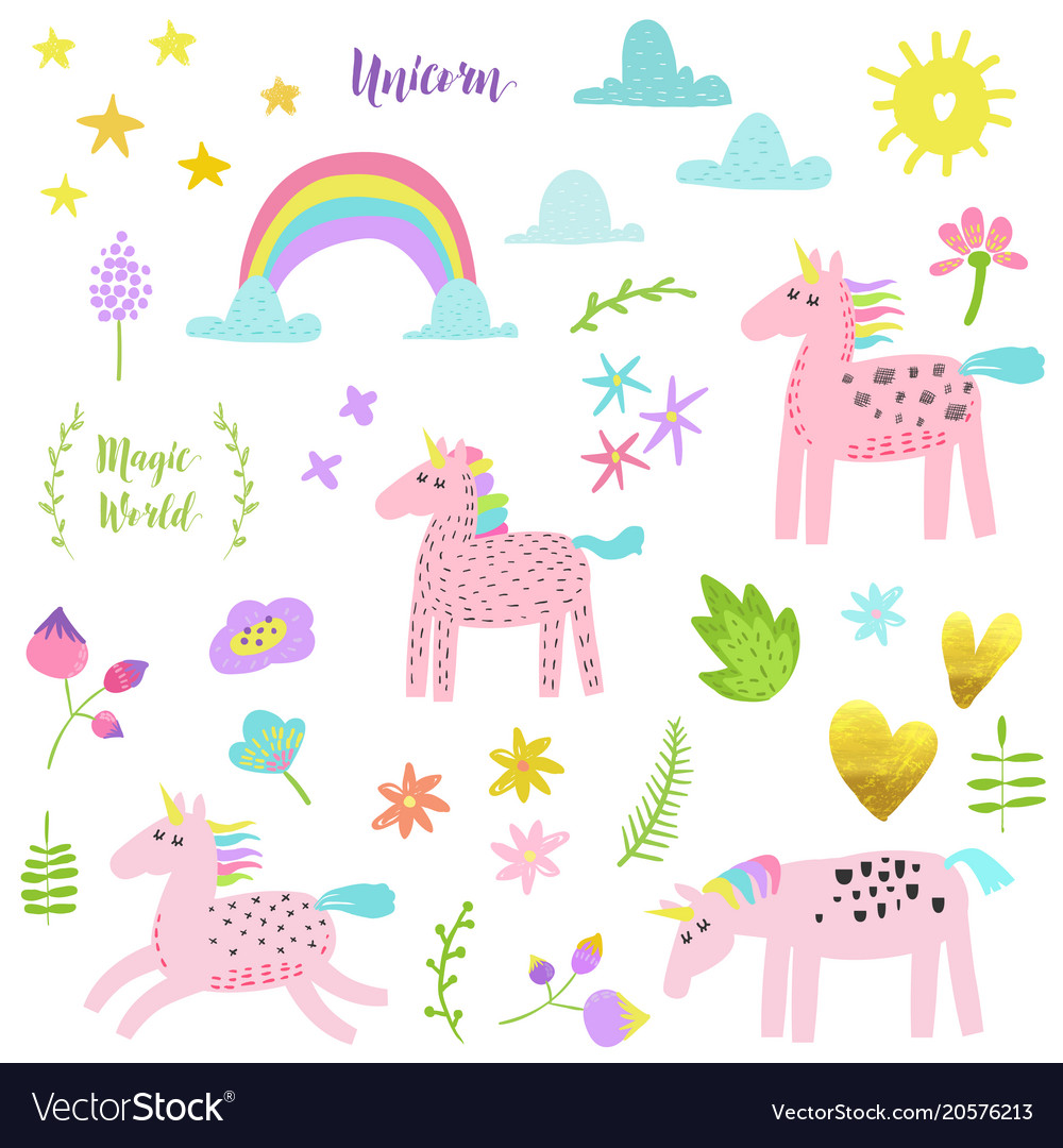 Charming Unicorns & Rainbows