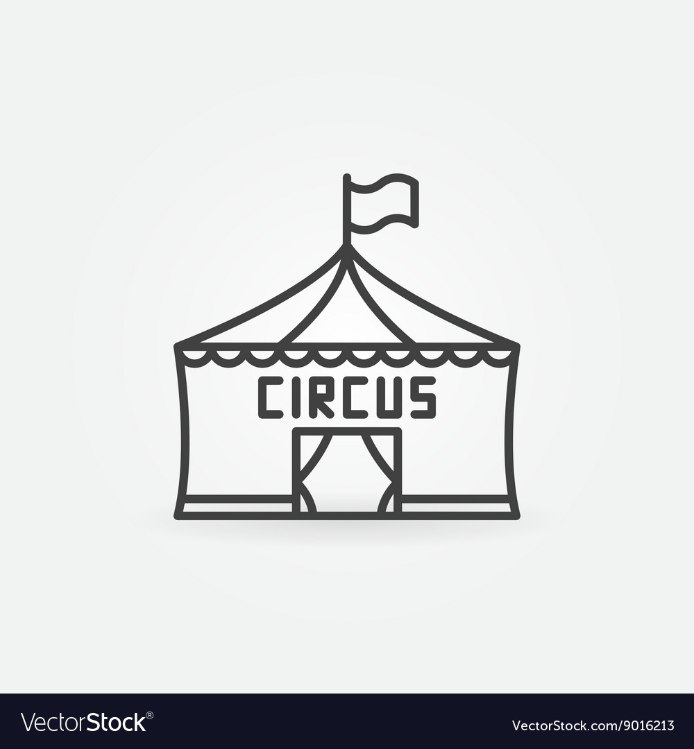 Circus linear icon Royalty Free Vector Image - VectorStock