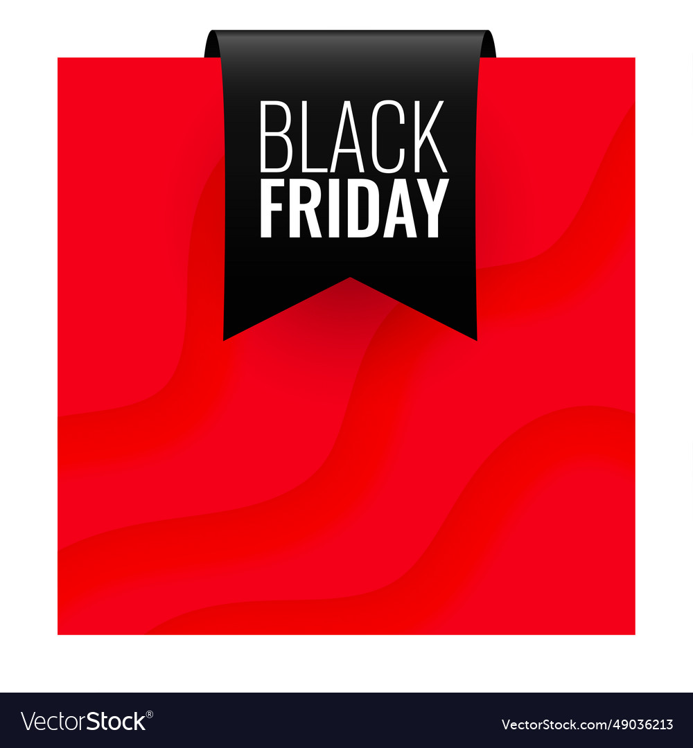 Stylish black friday sale offer tag template