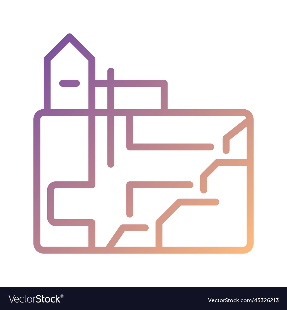 Underground mining pixel perfect gradient linear vector image Underground mining pixel perfect gradient linear