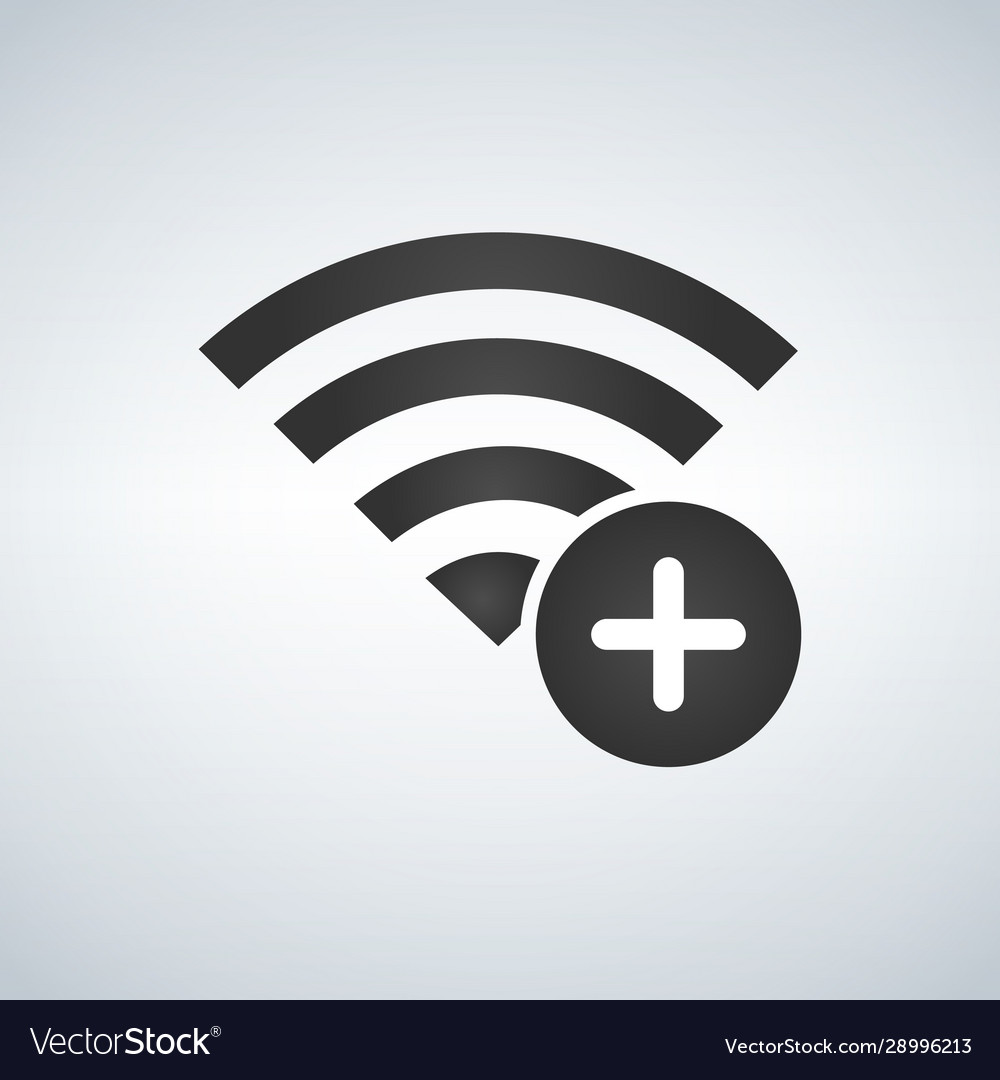 Wifi Connection Plus Icon