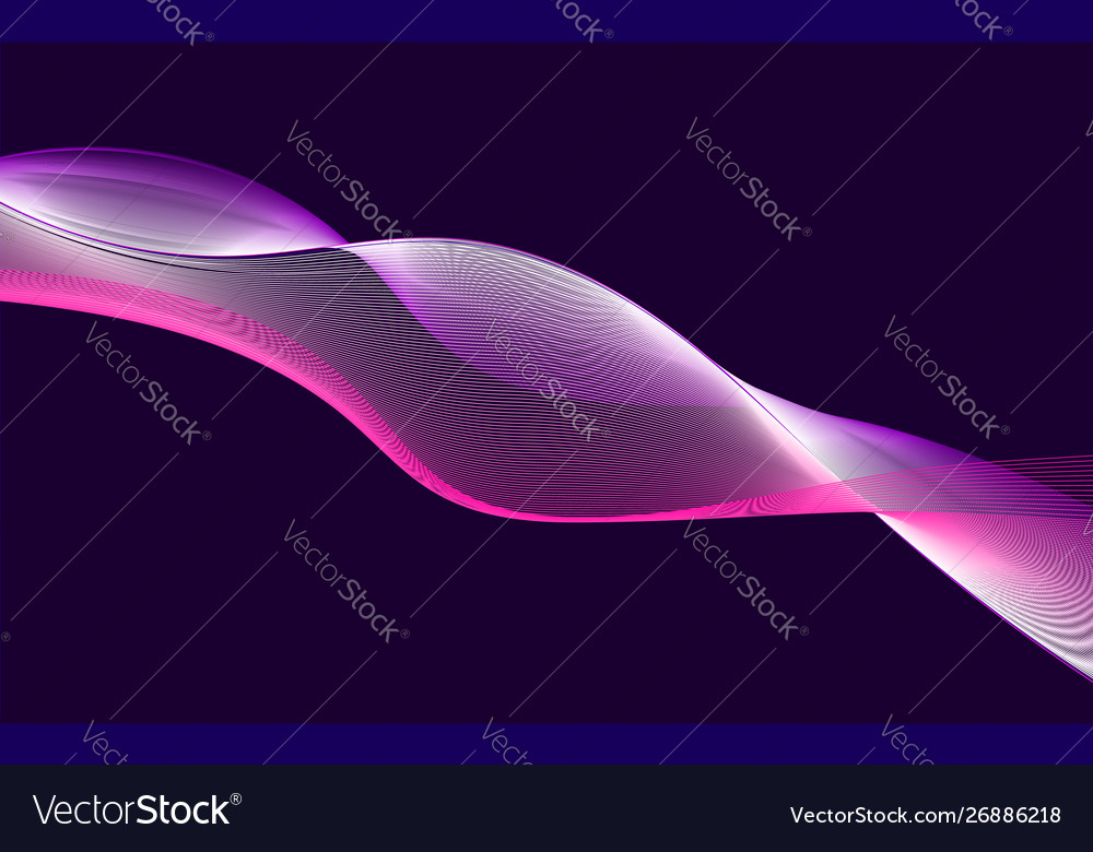 Abstract background with color wave design element