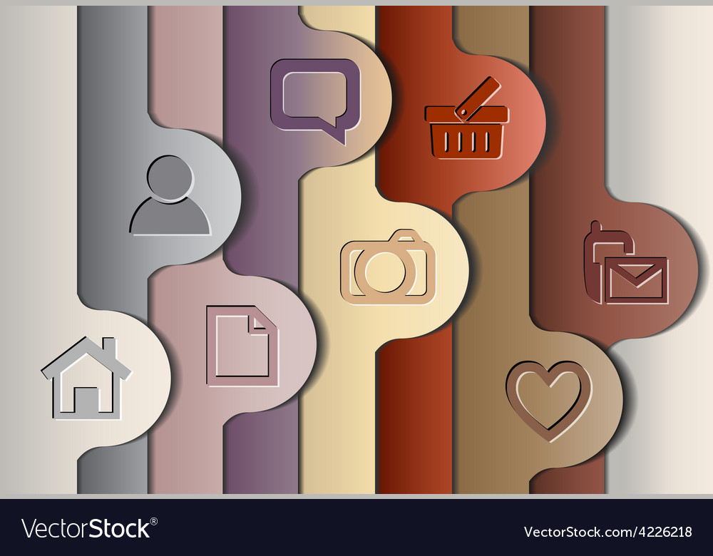 Abstract colorful layout
