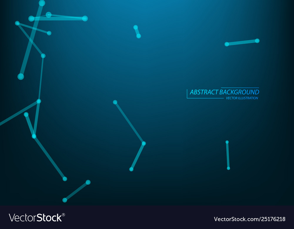 Abstract illuminated particles and lines plexus vector image Abstract illuminated particles and lines plexus