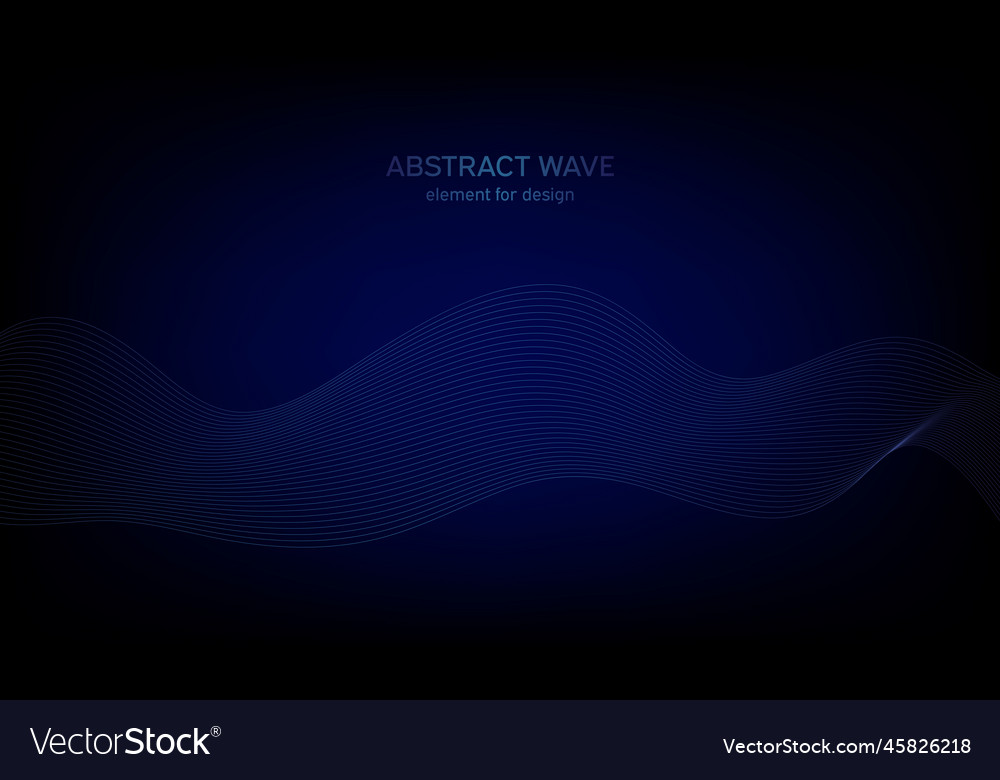Abstract wave element for design digital vector image Abstract wave element for design digital