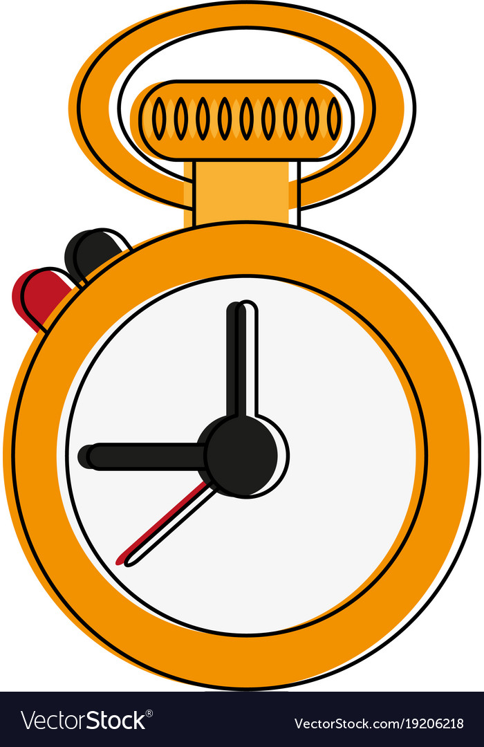 Chronometer isolated symbol