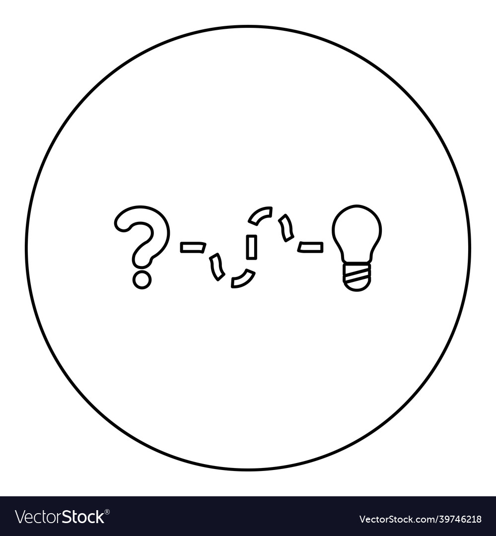 Concept of finding solution to the issue question vector image Concept of finding solution to the issue question