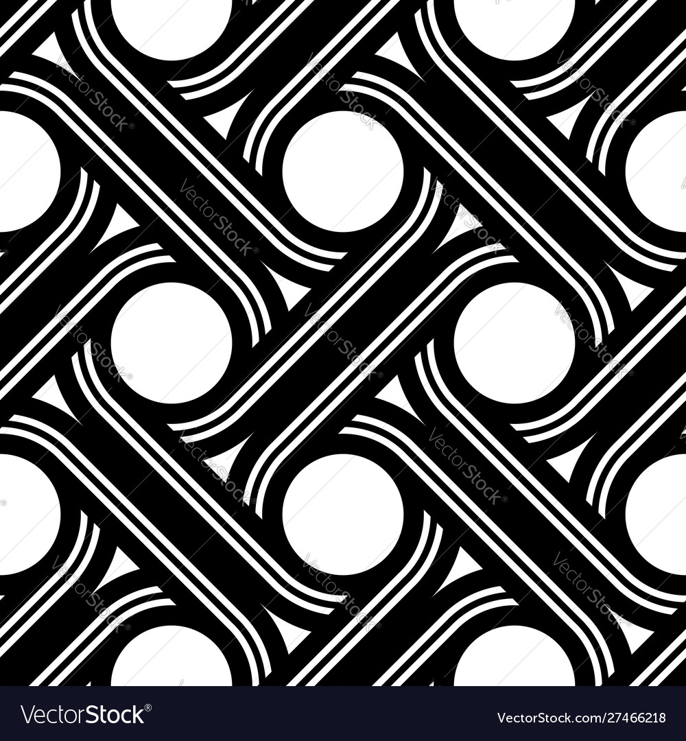Design seamless interlaced pattern