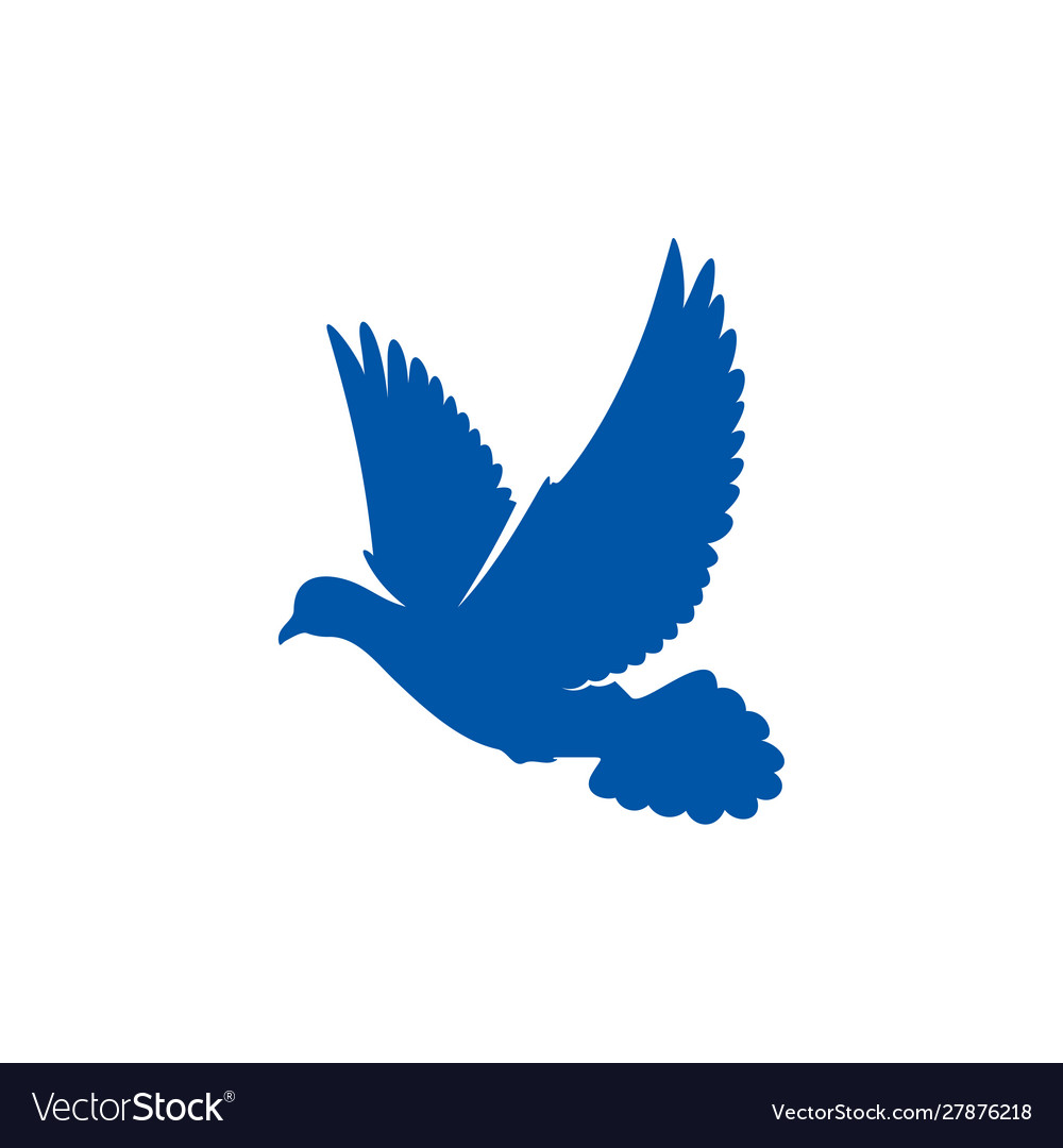 Dove Logo Design Concept Bird Template Icon Vector Image