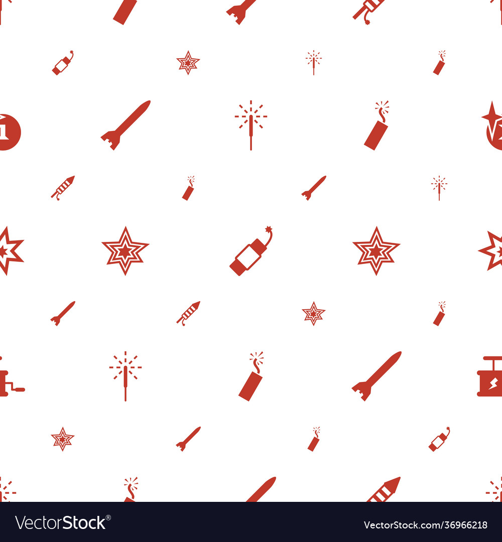 Explosion icons pattern seamless white background