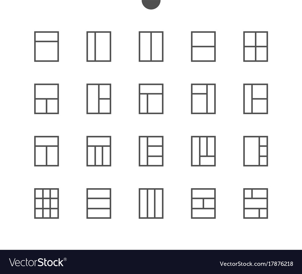 Layout ui pixel perfect well-crafted thin