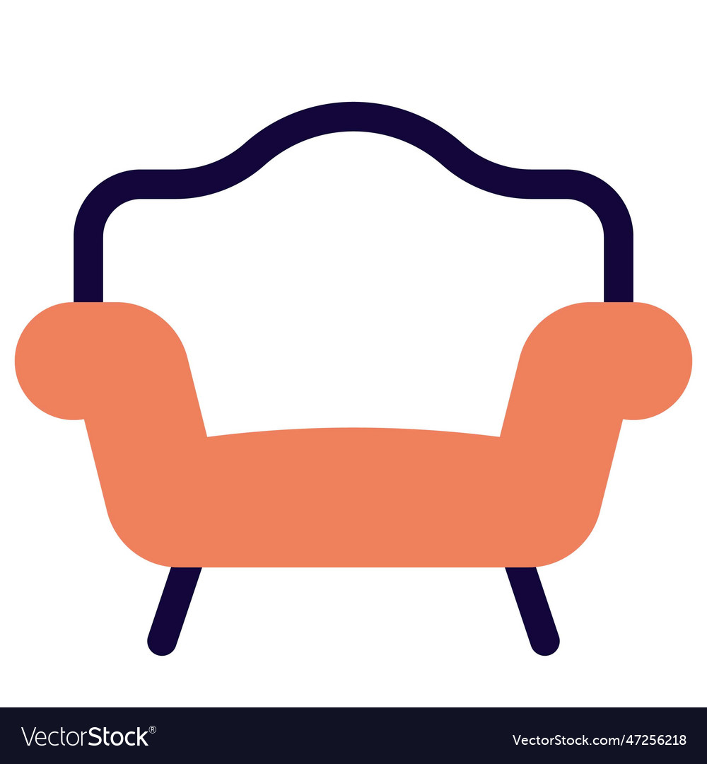 Wide backrest sofa with cushioning