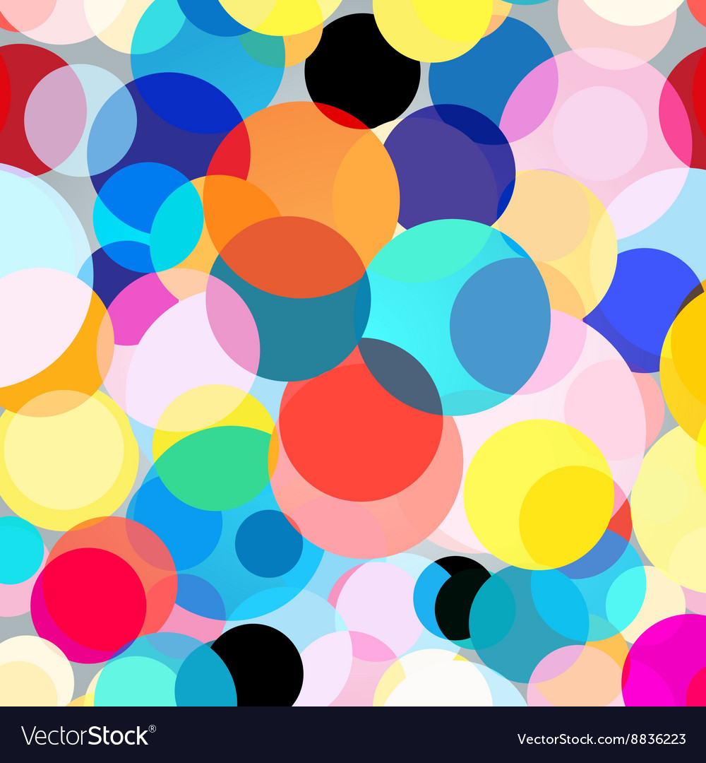 Colorful Circle Pattern Background