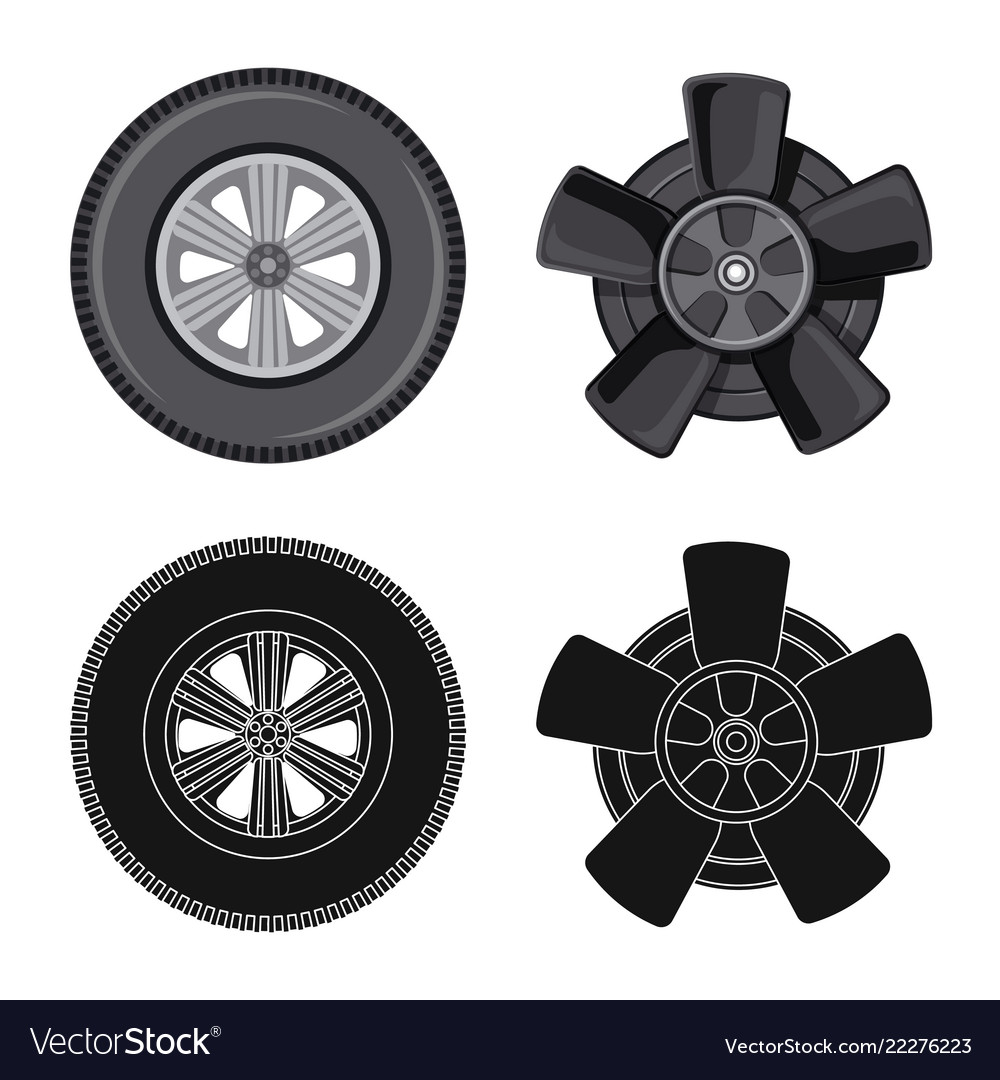 Design of auto and part sign set