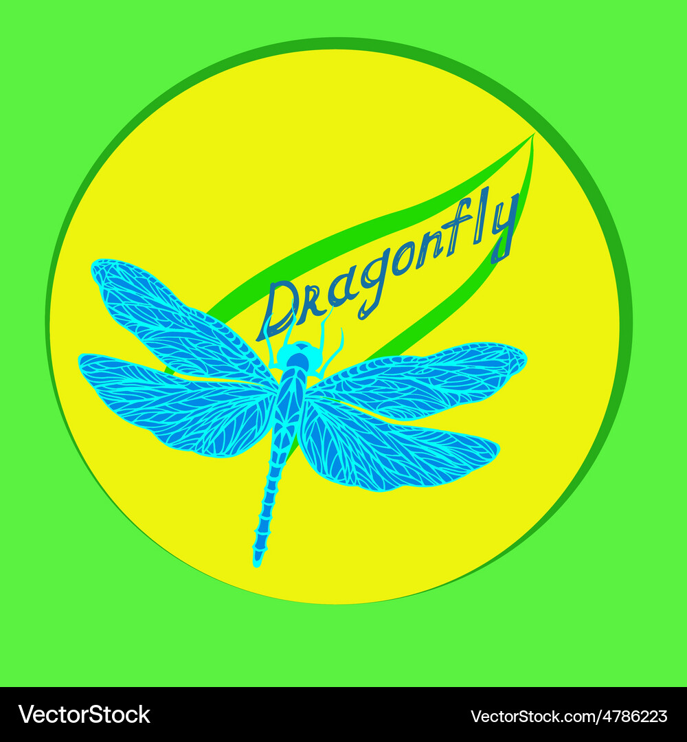 Dragonflylogo Royalty Free Vector Image - VectorStock
