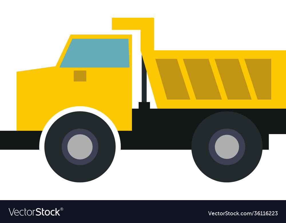 dumb-truck-vehicle-royalty-free-vector-image-vectorstock