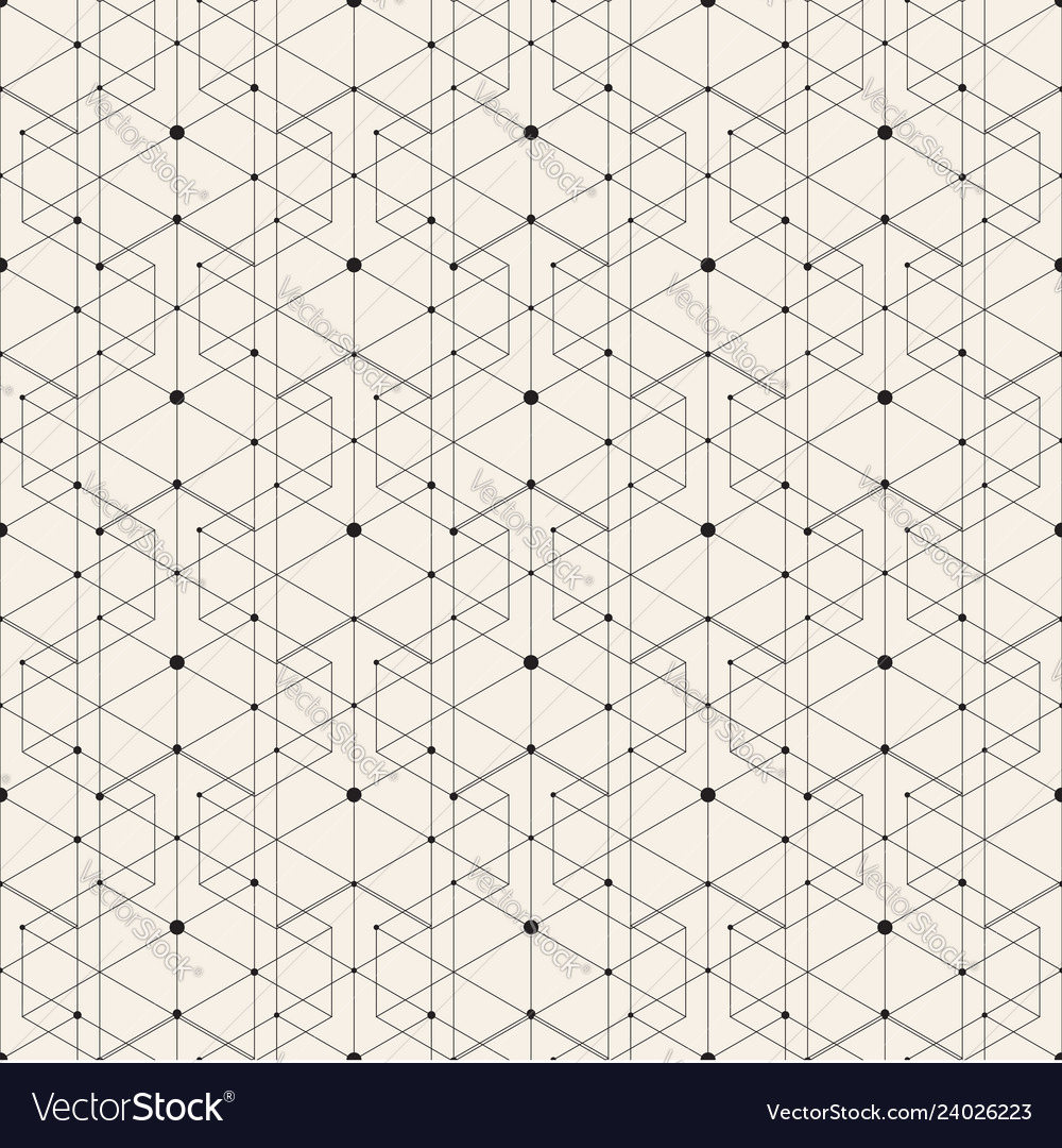 Geometric Grid Pattern