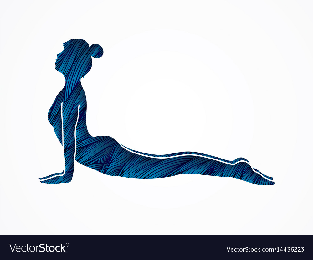 Woman yoga action sport pose