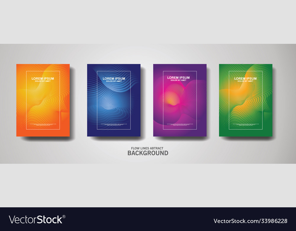 Abstract flow lines pattern background vector image Abstract flow lines pattern background
