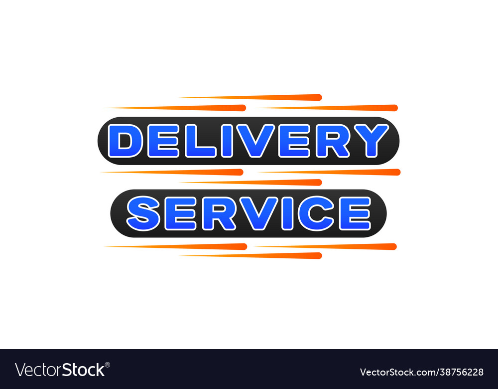 Express fast time delivery order logo banner Vector Image