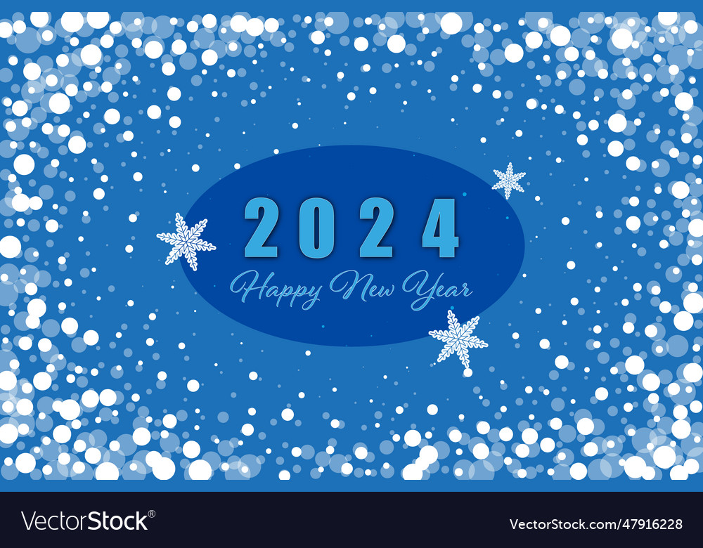 Festive background for the new year 2024 Vector Image