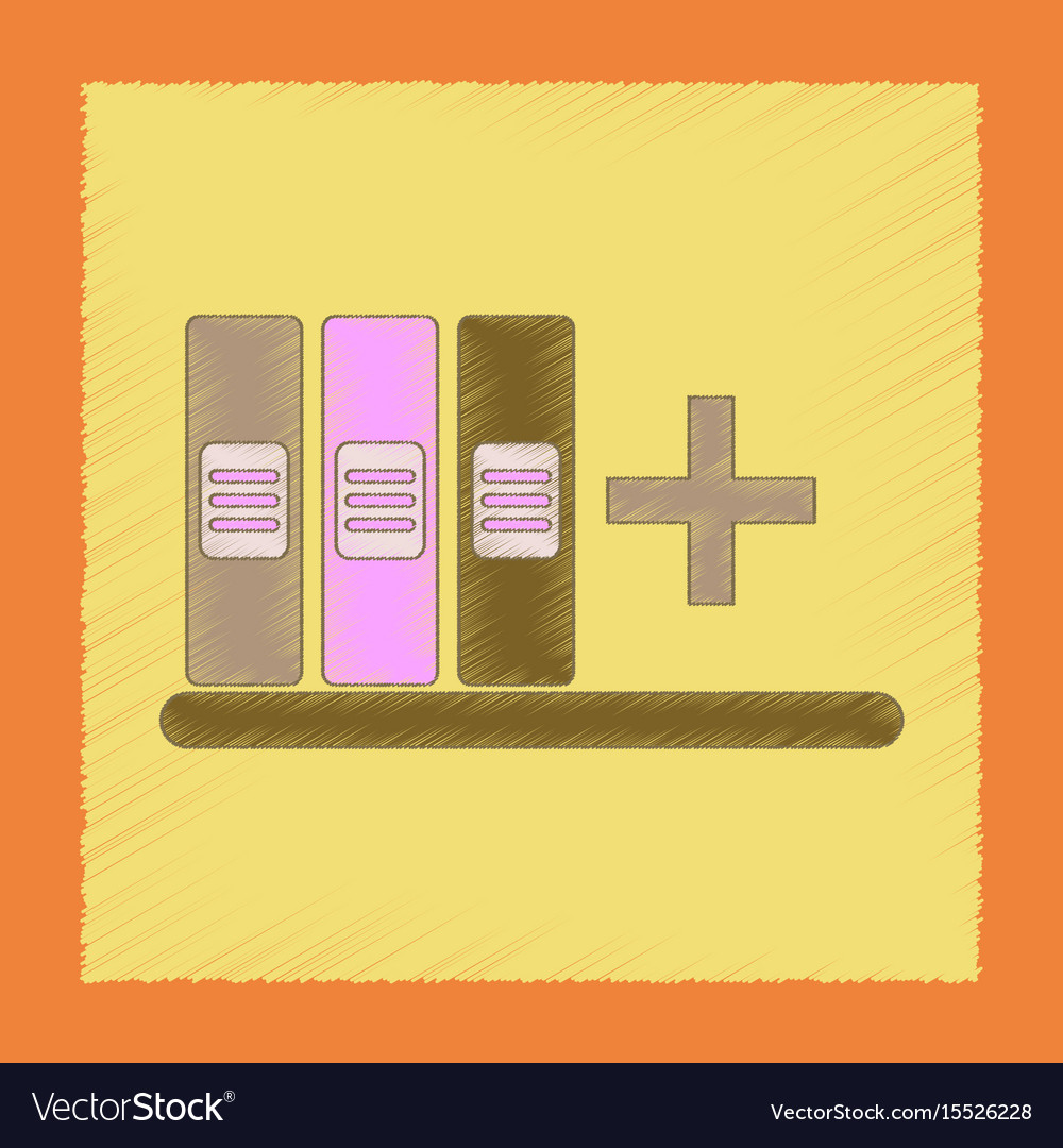 Flat shading style icon shelf folder