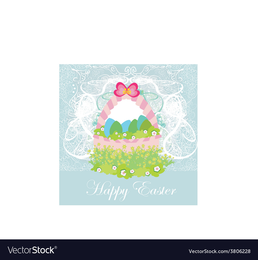 Happy easter border