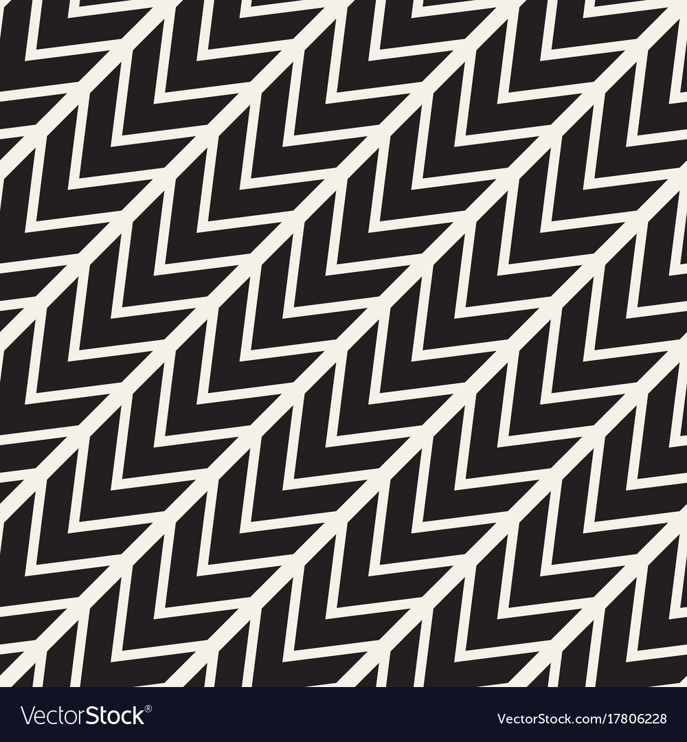 Monochrome Zigzag Pattern