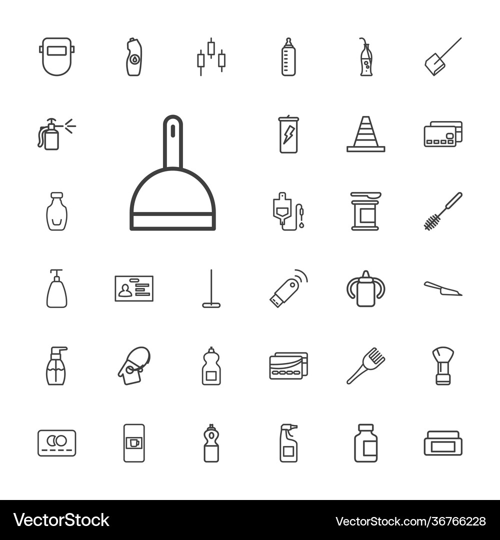 Plastic icons Royalty Free Vector Image - VectorStock