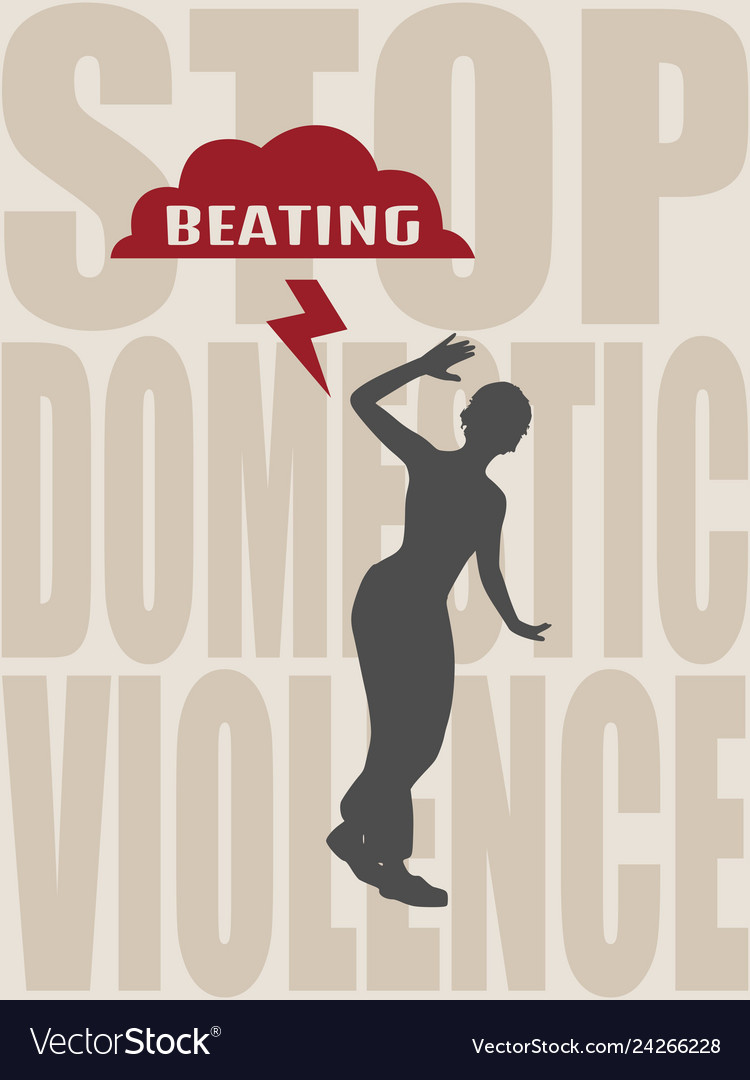 Stop violence social concept