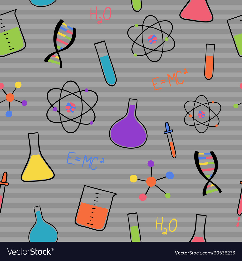 A seamless pattern various elements dealing