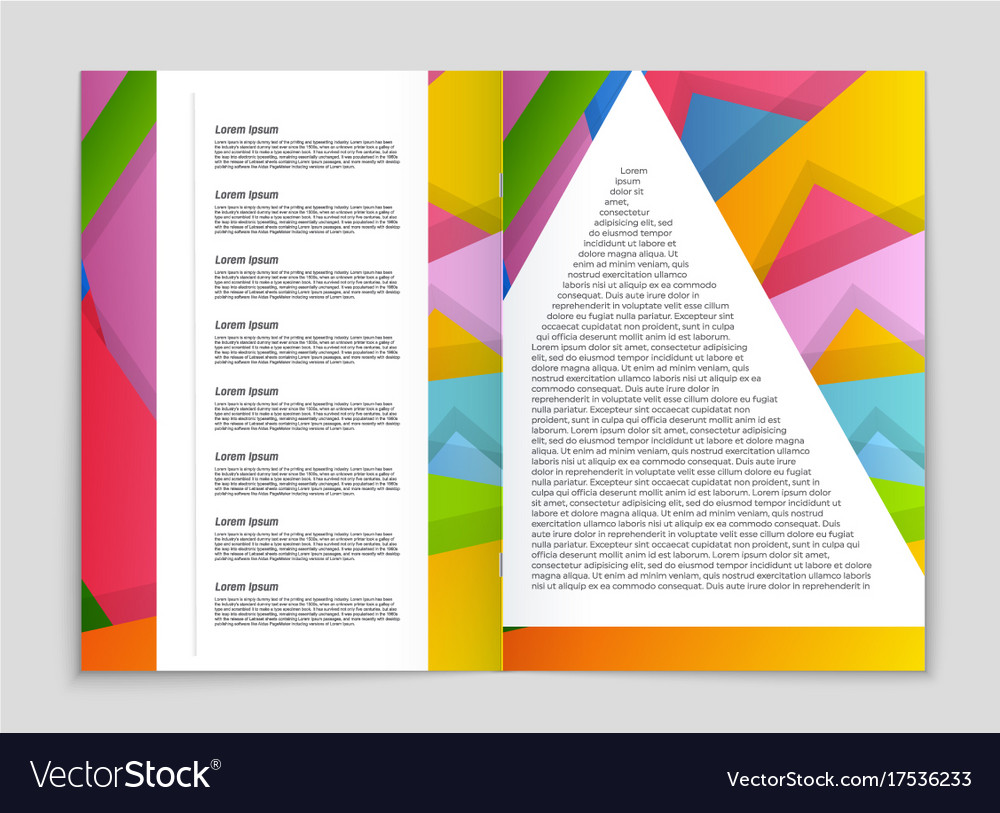 Abstract layout background set for art