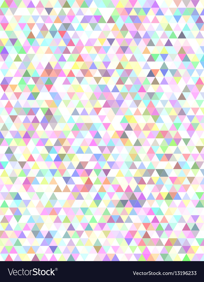 Abstract regular triangle mosaic background
