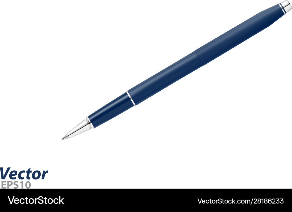 Automatic ballpoint pen Royalty Free Vector Image