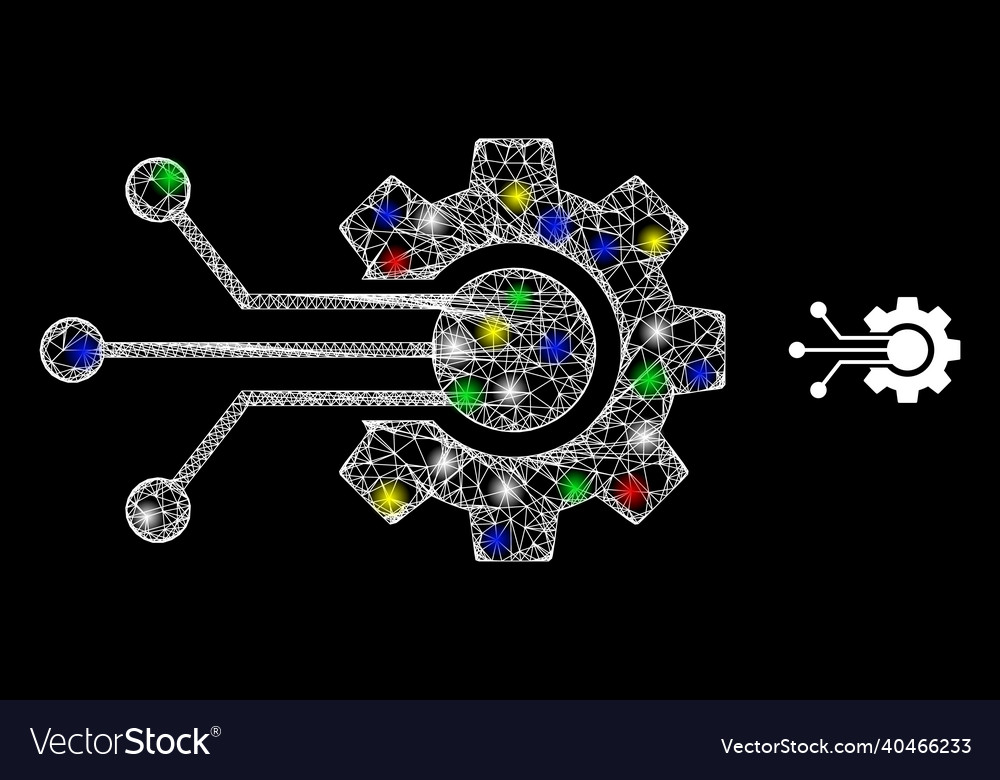 Bright intersected network smart cog connections