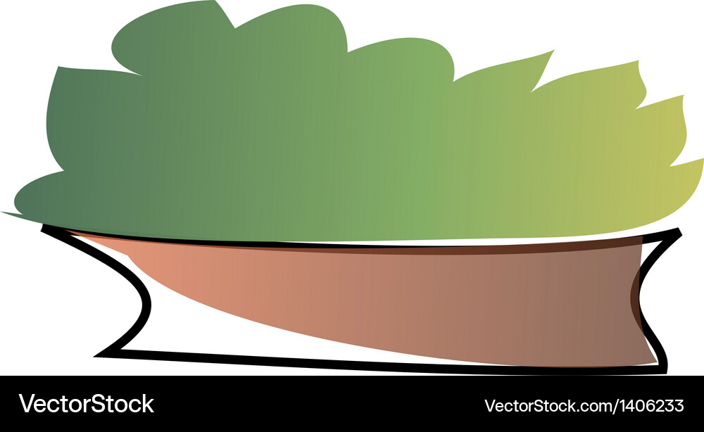 Bush Royalty Free Vector Image - VectorStock
