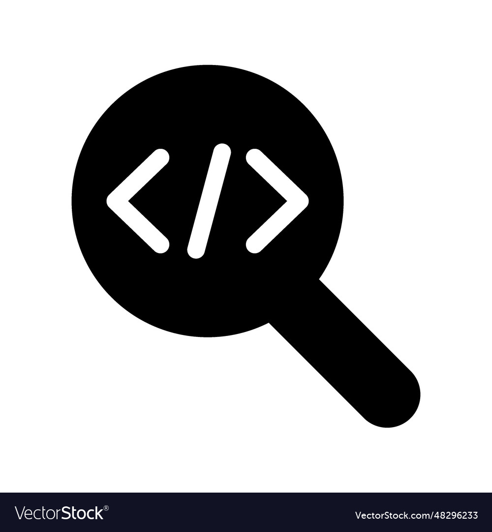 Code icon vector image Code icon