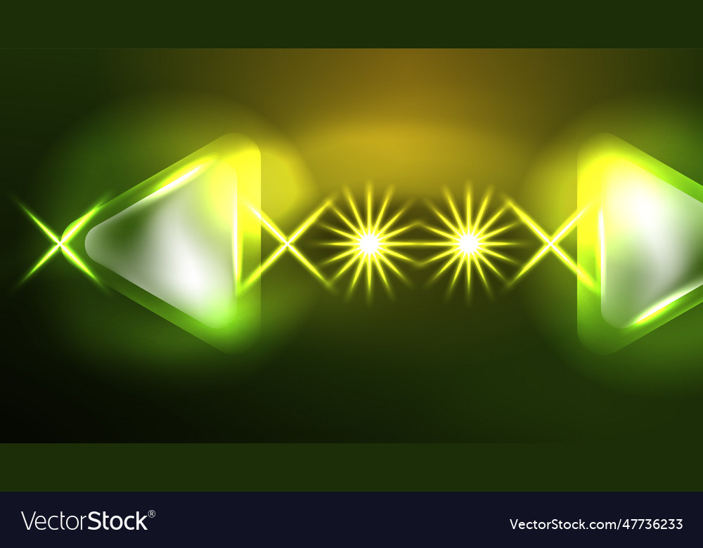 Digital neon abstract background triangles Vector Image Digital neon abstract background triangles