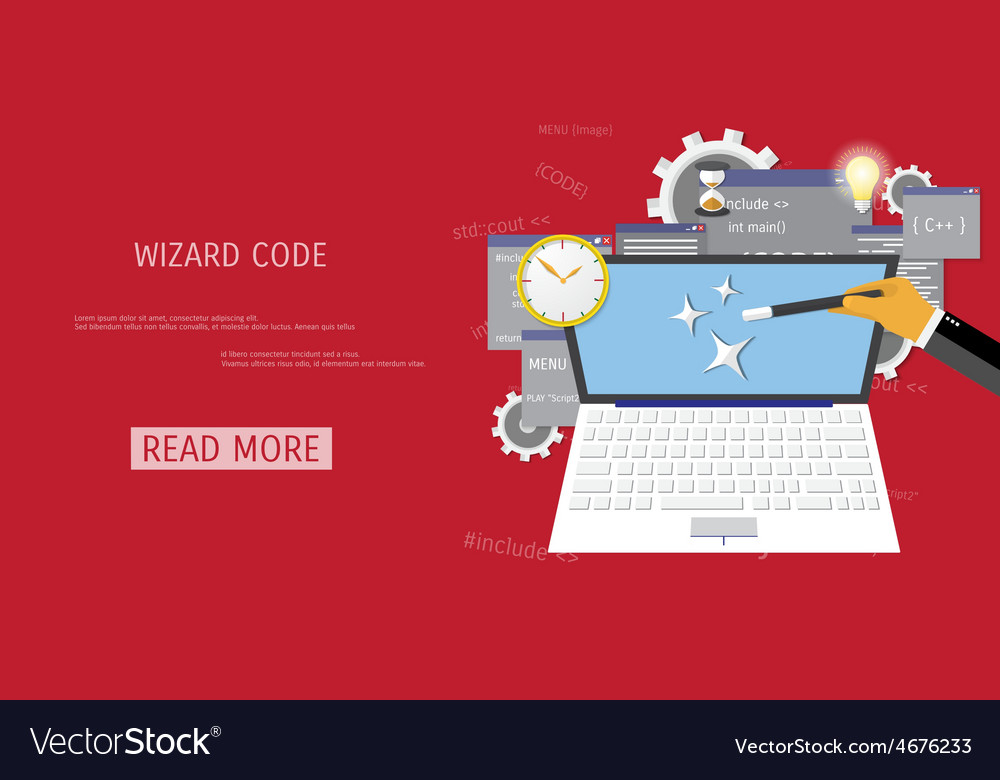 Flat concept of programming and coding