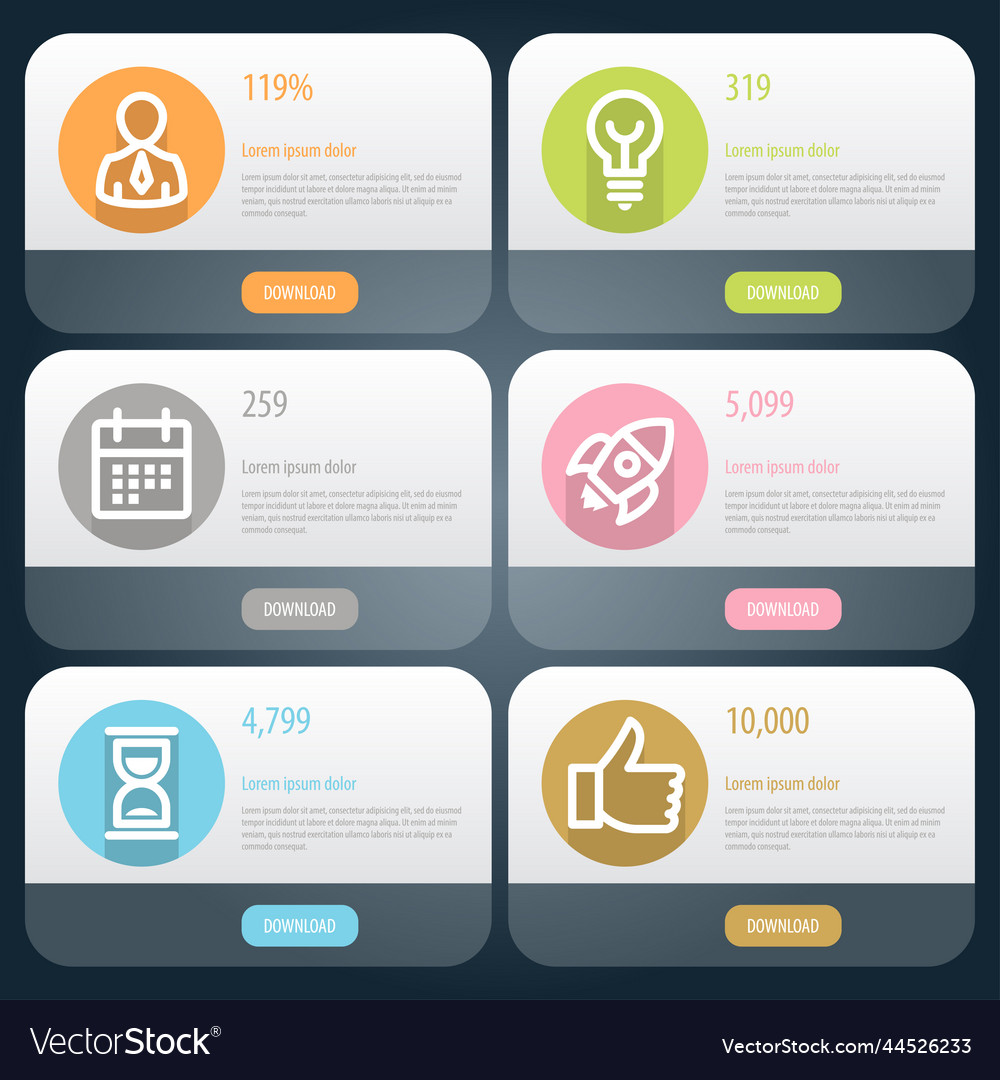 Flat ui design