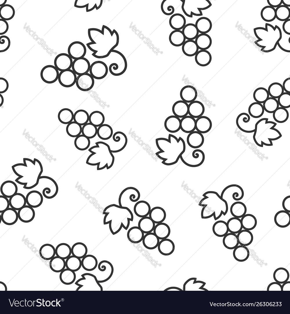 Grapevine Pattern Seamless Icon