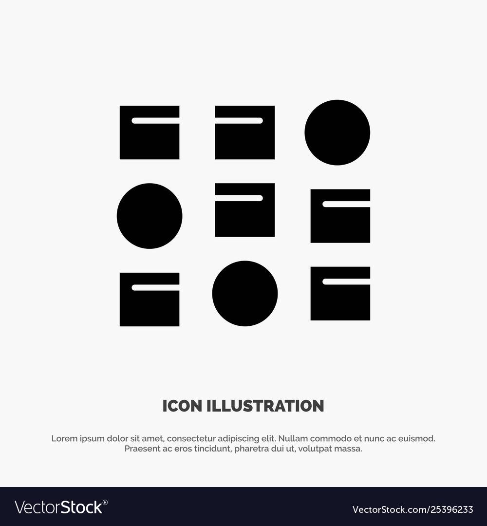 Pattern system data science solid vector image Pattern system data science solid