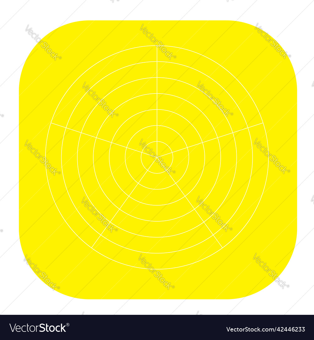 Polar kreisförmiges Gitternetz Piste Diagrammelement vector image Polar kreisförmiges Gitternetz Piste Diagrammelement